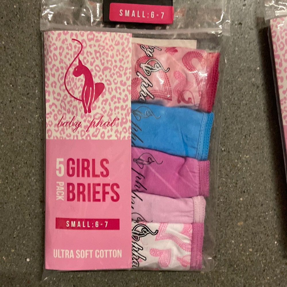 Baby Phat 5 Girls Briefs